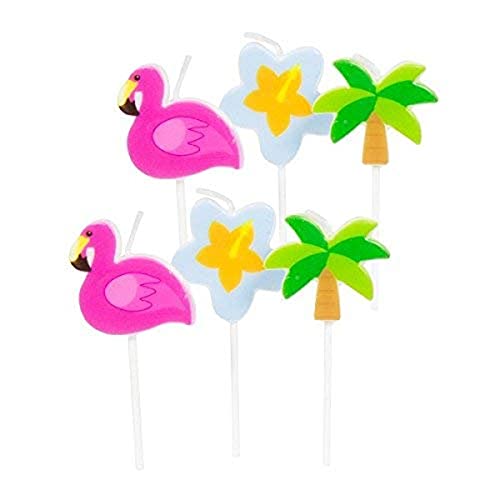 Folat 6 Hawaii Kerzen Flamingo von Folat