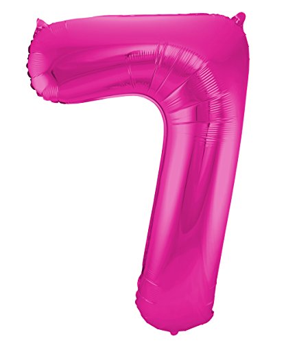 Folat 631976 - Folienballon Zahl 7 - magenta - ca. 86 cm Folat 631976 - Folienballon Zahl 7 - magenta - ca. 86 cm von Folat