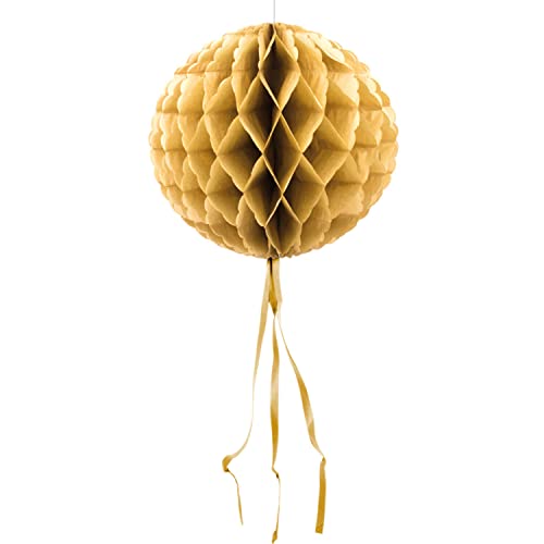 Folat Dekoration Honeycomb Ball 30 cm – Gold von Folat