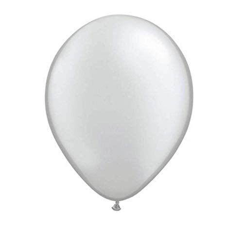 Folat 19144 Silber Luftballons Metallic 30 cm-50 Stück, 50er Pack von Folat