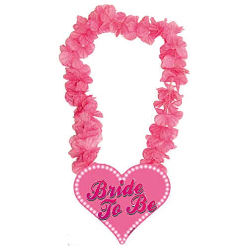 Folat Hawaiikranz Bride to Be Kette Pink von Folat