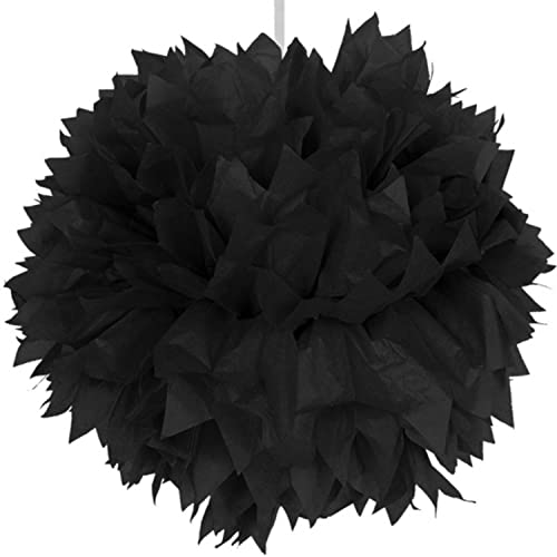 Folat NEU Pompom, Papier, schwarz, 30 cm, 1 STK. von Folat