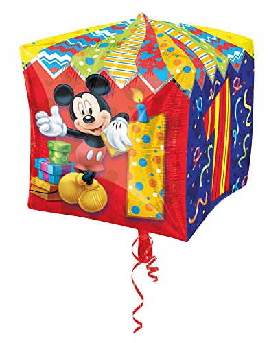 amscan 38 cm Mickey Mouse Cubez Folienballons von Folat