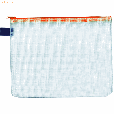 Foldersys Reißverschlusstasche A6 PVC orange von Foldersys