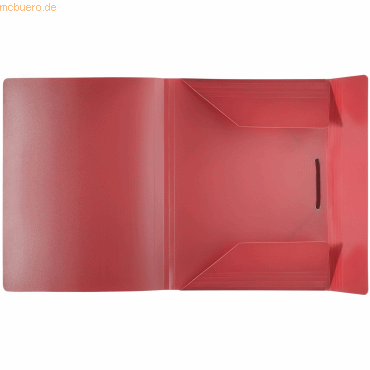 Foldersys Sammelmappe A4 PP 16mm Rücken vollfarbig rot von Foldersys