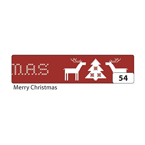 Folia Washi-Tape, Klebeband aus Reispapier, 15mm x 10m, 1 Rolle, Farbe:54 Merry Christmas von Folia Bringmann