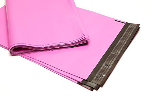 100 Folienmailer® Versandbeutel Rosa: Bunte Versandtüten 300x410mm aus LDPE Coex Folie, selbstklebend und undurchsichtig, Versandtüten aus Plastik perfekt zum Versand von Kleidung und Textilien von Folienmailer