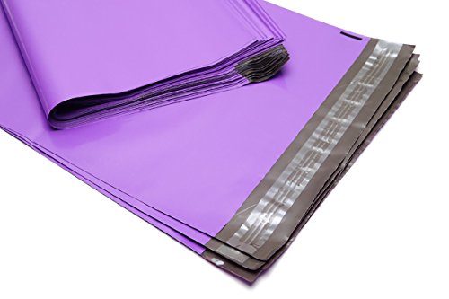 100 Folienmailer® Versandbeutel Violett 360 x 500 mm: Bunte Versandtaschen aus LDPE Coex Folie, selbstklebend und undurchsichtig, Versandtüten von Folienmailer