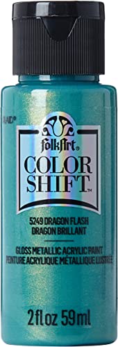 FolkArt Color Shift Acrylfarbe, 57 ml, Dragon Flash 70 ml von FolkArt