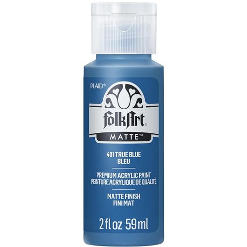 FolkArt K401 Acrylfarbe, 57 ml, True Blue von FolkArt