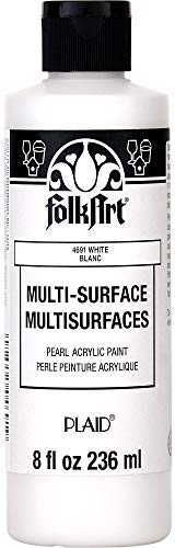 Plaid 4691 Acrylfarbe, Acryl, weiß, 236 ml (Pack of 1) von FolkArt