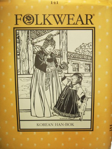 Folkwear #141 Koreanisches Han-Bok traditionelles Chogori-Chima-Nähmuster von FolkWear