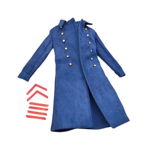 Folpus 1/6 Skala Puppe Trenchcoat Männliche Figur Kleidung Puppe Modell Kleidung Miniatur Puppe Kostüm für 12 Zoll Männliche Figuren ACCS von Folpus