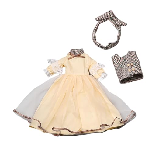 Folpus 1:6 BJD Puppenkleid, Kleidung, Cosplay-Kostüm, Machen Sie Ihre eigenen Puppen für 11,81 Zoll Actionfigur-Puppe, Khaki von Folpus