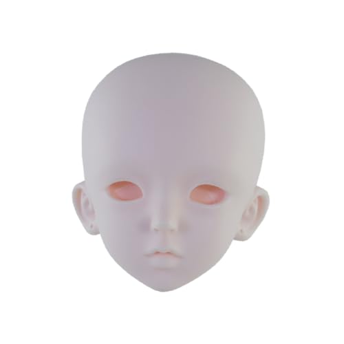 Folpus BJD Puppenkopf Zum Selbermachen, 60 cm, Ersatz für Puppenherstellung, BJD Make Up, Spielzeugpuppe Zum Selbermachen von Folpus