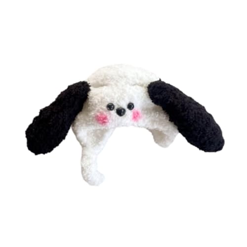 Folpus Puppenhut Kostümzubehör Handgemachte Kappe Kopfbedeckung für 15-17cm Puppen Mädchen Puppen Anziehen, Hund von Folpus