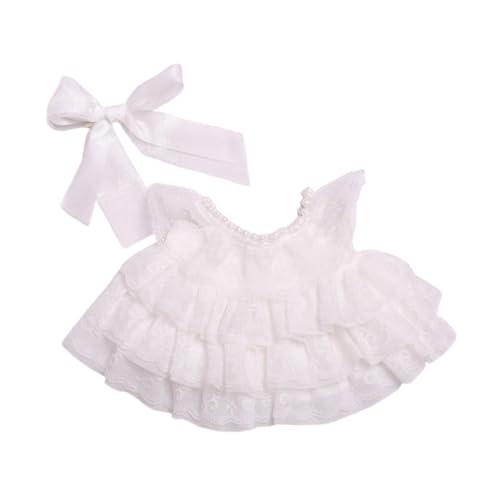 Folpus Puppenkleid, Hochzeitskleid, Miniatur-Kleidung, Kostüm-Accessoire für 38 cm große Puppen von Folpus