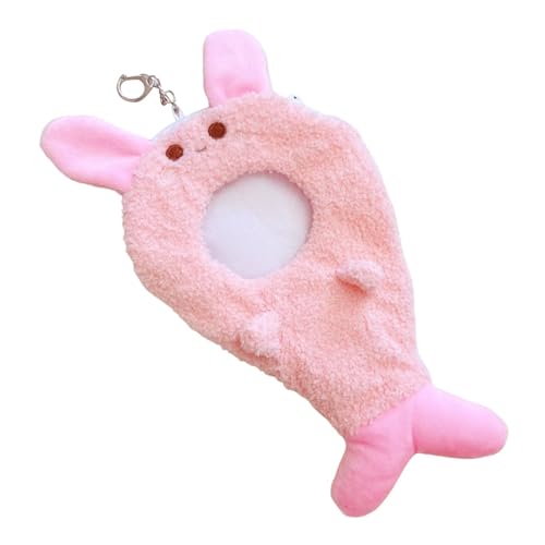 Folpus Puppenkopfbedeckung, Haarschmuck, Anhängerdekor für 17 cm große Puppen, Cartoon-Mini-Puppenhut, Plüschpuppenspielzeug, Mini-Puppenaccessoire für, ROSA von Folpus