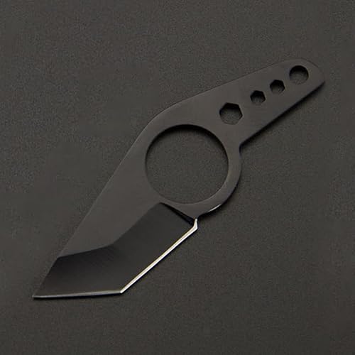 Fonyet Mini Messer EDC Messer klein Outdoor Messer Schlüsselanhänger Messer Feststehend mit Holster, 4CM Full Tang Survival Messer Mini Taschenmesser Camping Messer (Mini-Messer) von Fonyet