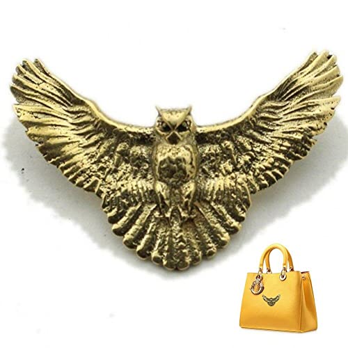 Dekorative Schraubnietnietknöpfe Diy Lederwarenzubehör Vintage Owl Metal Gastings Conchos Schnallen Rucksack Handwerk Hardwarezubehör von Fopytu