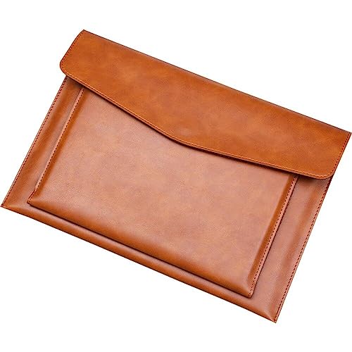 Fopytu A4 Lederumschlagdokumente Datei Portfolio Großkapazitätsflüssigkeits -Reisetasche Für Papierbrief Stationery Organizer Und Tablet -hülle Hülle von Fopytu