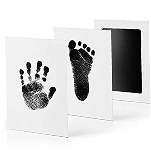 Fopytu Baby Inkloser Fußabdruck Handabdruck Kit Haustier Paw Print Kit Ink Pads Keine Berührung Haut Neugeborene Hundepfoten Drucke Souvenir von Fopytu