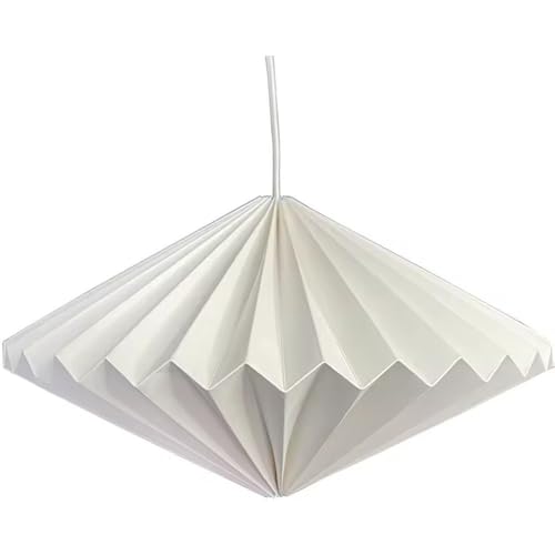 Fopytu Papier Origami Laterne Schatten Nordic Moderne Hängende Decke Lampe Schatten Licht Abdeckung Dekoration Für Wohnzimmer Schlafzimmer von Fopytu