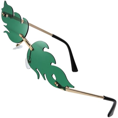 Fopytu Sonnenbrille, St. Patrick's Day, Grüne Kleeblatt-Brille, kostüm-Brille, Irische Kleeblatt-Sonnenbrille von Fopytu