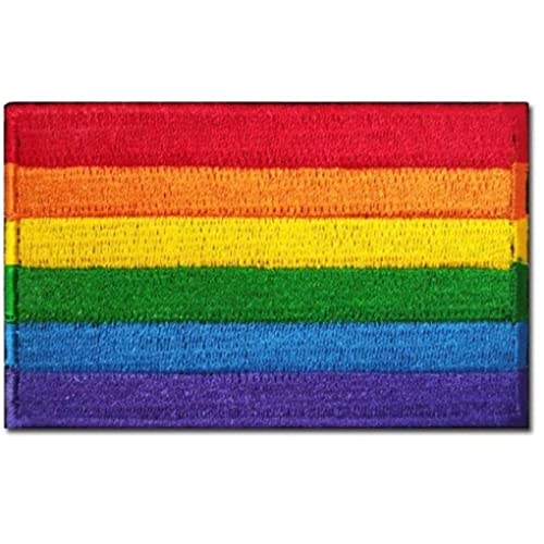 Pride Gay Flagge Patch LGBT Flags Patches Regenbogenflaggen Patches Haken Und Loop Anbringen Für Cloth Bag Jacke Rucksack Hut von Fopytu