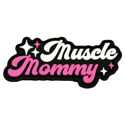 Patches Klett - PVC Patch für taktische Rucksäcke und Westen Cross Training und Fitnessstudio - Aufnäher mit Klettverschluss - Militär Patch Klett - Muscle Mommy geprägter Klettaufnäher Zubehör von Foratos