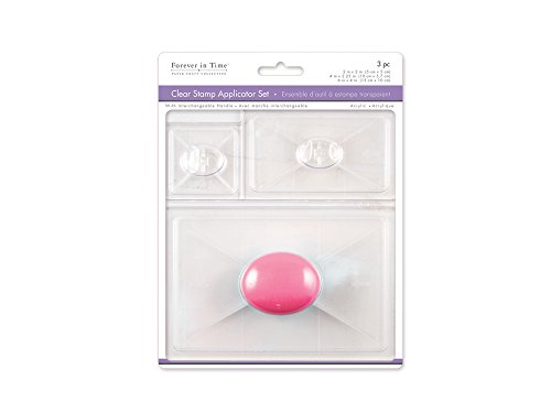 Multicraft Clear Stamp Applicators 3/Pkg W/Handle-2"X2", 4"X2.25" & 6"X4" von Forever in Time