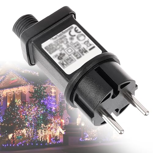 31V LED Netzteil, Lichterkette Netzteil Adapter mit 8 Modi, Timer Speicherfunktion, LED Transformator Netzteil Lichterkette Adapter, Wasserdicht IP44 für Weihnachtslicht, Eiszapfenlichter von Foreverup