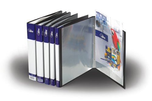 A4-Display mit 40 Taschen (Tamao A4), schwarz von Forpus