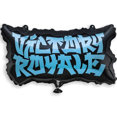 Unique 24720 Riesiger Victory Royale Ballon-56 cm- Fortnite Party, Multicolour, Large von Unique