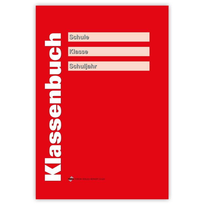 Klassenbuch (Rot), Gebunden von Forum Verlag Herkert