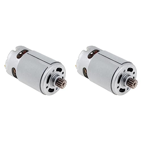 Fossthiroy 2X GRS550VC 14 Zähne DC Motor 21500-29000RPM Lithium Bohrer Motor DC 18V für Wiederaufladbaren Säge Schraubendreher von Fossthiroy