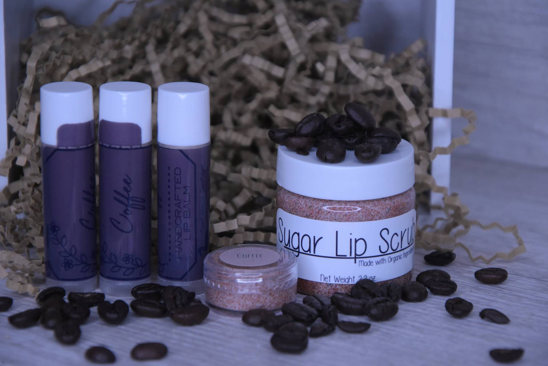 Kaffee Lippenbalsam Und Lippenpeeling Super Glatt Hält Lippen Weich Befeuchtet Frucht Essen Getränk Geschmack Peeling Vegan von FowlMouthBoutique