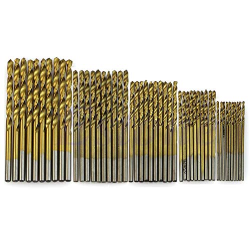 1/1,5/2/2,5/3 mm für beschichtetes HSS-Hochgeschwindigkeitsstahl-Bohrer-Set, Werkzeug, 50P von Fowspvzn