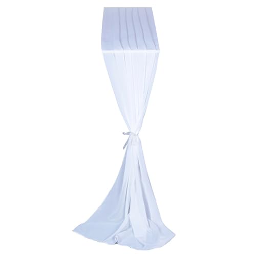 Eleganter Seihtuch-Tischläufer, langer Tüll-Tischläufer für Hochzeit, Party, Dekorationen für Bankette, Hochzeit, Brautdekoration von Fowspvzn