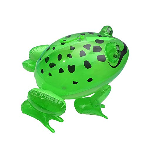 Lustiger aufblasbarer Frosch mit blinkendem Licht, Tier, aufblasbar, Party-Dekoration für Kleinkinder, Kinder, Geschenke von Fowspvzn