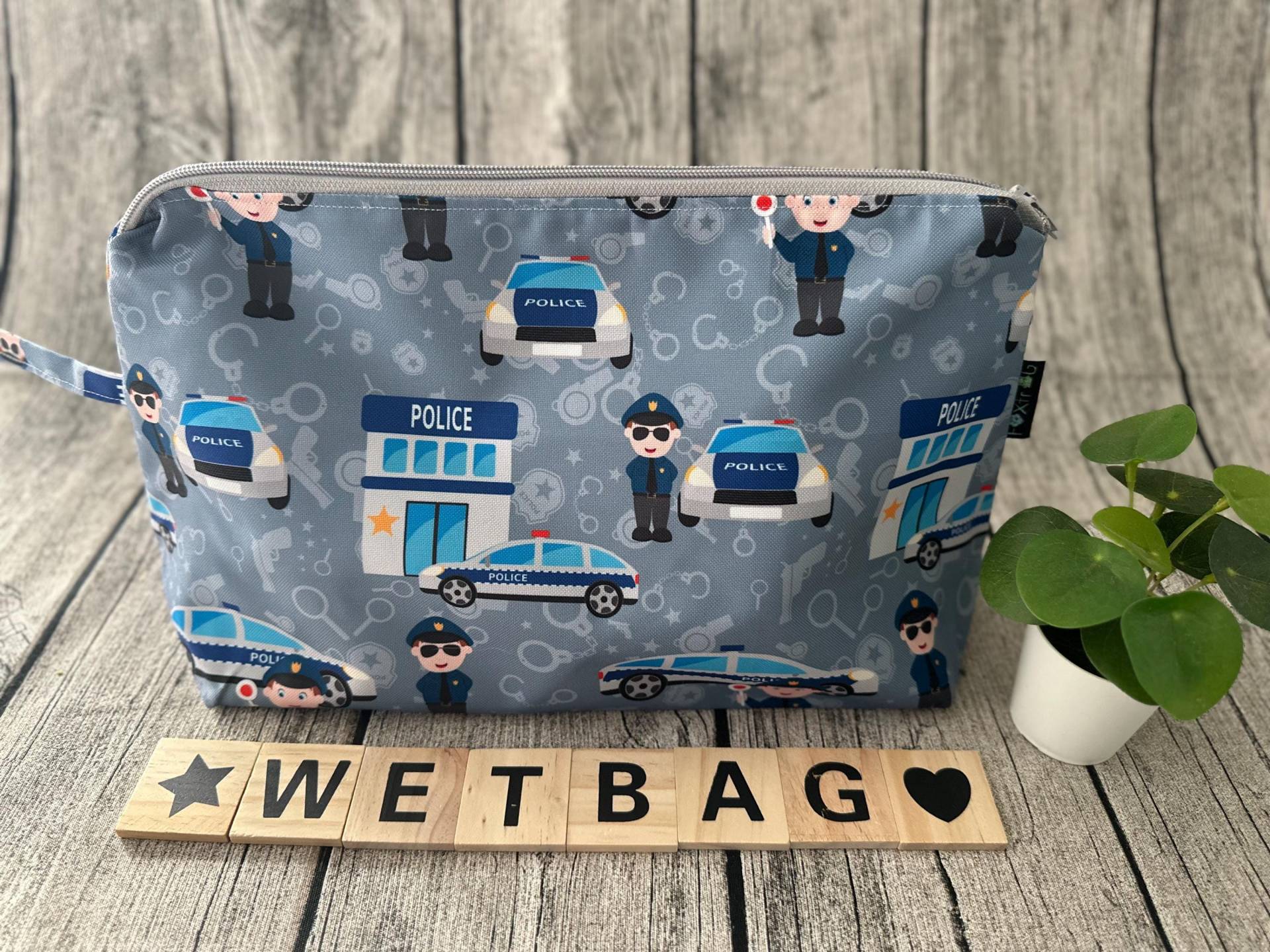 Wetbag Nasstasche Waschtasche Wechseltasche Wickeltasche Wechselkleidung Badetasche Schwimmtasche Kindergartenkind Kita Namensfeld von FoxFrogShop