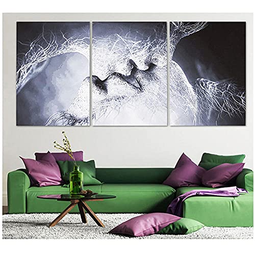 Diamond Painting Mann Frau,5D Diamond Painting Kinder,DIY 3 Packung Diamant Painting Bilder Set für Erwachsene,Diamond Painting Vollbohrer Groß Set,Diamant Malerei für Home Decor 40x50cm von Foyaya