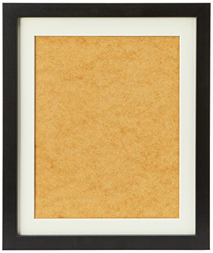 Frame Company Allington Range Bilderrahmen, Holz, schwarz, 12 x 10 Inches Mounted for 10 x 8 Inches Image von Frame Company