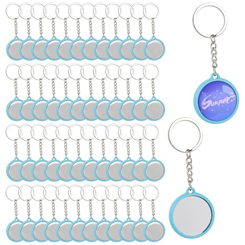 Framendino, 50 Sets Metallknopfzubehör, 32 mm, doppelseitig, Schlüsselanhänger-Teile für Knopfherstellung, runde Abzeichen Framendino, 50 Sets Metallknopfzubehör, 32 mm, doppelseitig, Schlüsselanhänger-Teile für Knopfherstellung, runde Abzeichen von Framendino