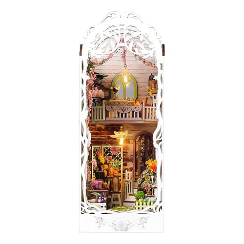 Fravsiu Buchecken-Set, Buchecke, Buchecken-Sets für Erwachsene, Buchecke aus Holz, Miniatur-Buchecke, Miniatur Buchecke, Set aus Holz für Anfänger zum Dekorieren Fravsiu Buchecken-Set, Buchecke, Buchecken-Sets für Erwachsene, Buchecke aus Holz, Miniatur-Buchecke, Miniatur Buchecke, Set aus Holz für Anfänger zum Dekorieren von Fravsiu