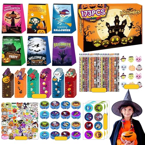 Halloween Gastgeschenke für Kinder | Halloween Spielzeug für Kinder | Süßes oder Saures Spielzeug für Kinder | Halloween Preise Klassenzimmer für Kinder Gastgeschenke von Fravsiu