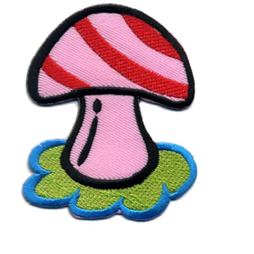 Aufnäher - Pilz - Fliegenpilz pink - Patch von Freak Scene