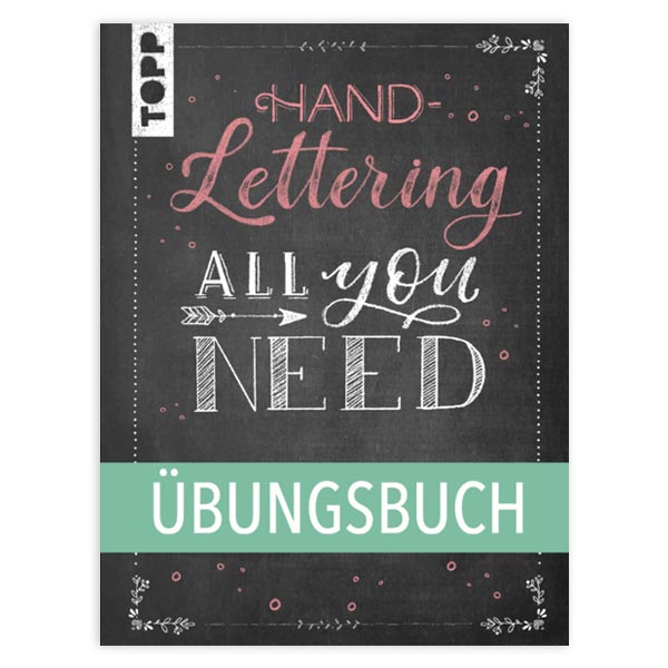 Handlettering Übungsbuch, 80 Seiten von Frechverlag GmbH