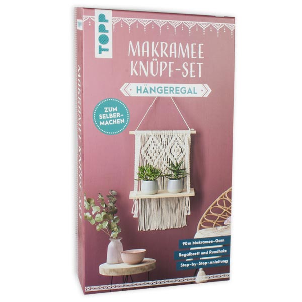 Makramee Knüpf-Set, Hängeregal von Frechverlag GmbH