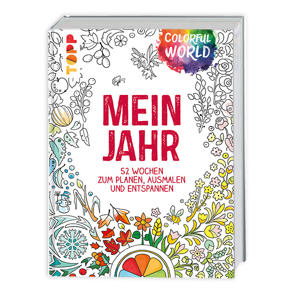 Ausmalkalender "Colorful World" von Frechverlag